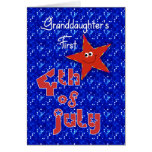 Granddaughter's First 4th of July Card