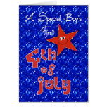 Granddaughter's First 4th of July Greeting Card