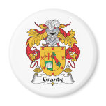 Grande Family Crest magnets
