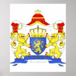 Grandes armes Pays Bas, Netherlands posters