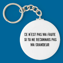 Grandeur (Greatness in French) Keychain keychains