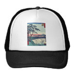 Grandfather's teahouse, Meguro by Andō, Hiroshige Mesh Hats