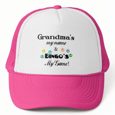 Grandma and Bingo Hats by Just2Cute