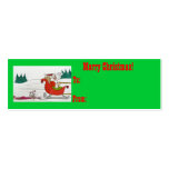 Grandma Got Ran Over by a Reindeer Tag business cards