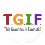 Grandma is Fantastic stickers
