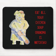 Grandma is Watching Mousepad