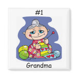 Grandma Knitting