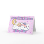 Grandma New Baby Girl Congratulations cards