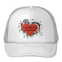Grandma Of The Bride Mesh Hat