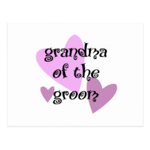Grandma of the Groom Postcard
