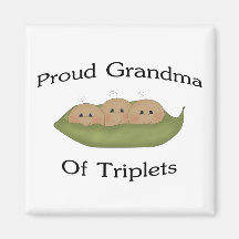 Grandma Of Triplets Magnet