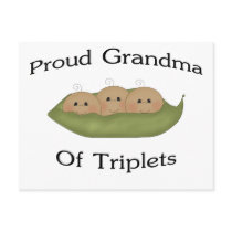 Grandma Of Triplets Post Cards