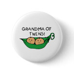 Grandma of Twins Pod Buttons