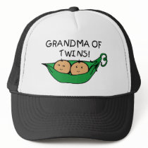 Grandma of Twins Pod Mesh Hats