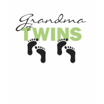 Grandma of Twins Tshirts