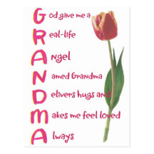 grandma post card