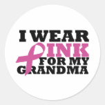 grandma round sticker