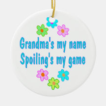 Grandma Spoils Christmas Ornament