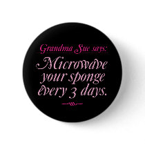 Grandma Sue Says Microwave Button