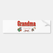 Grandma, The Next Best Thing To Santa Bumper Sticker