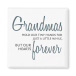 Grandmas Forever blue Magnets