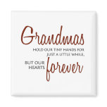 Grandmas Forever red magnets