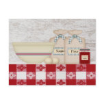 Grandma's Kitchen Recipe Card postcards