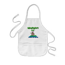 GRANDMAS LIL ANGEL GREEN w/monkey Aprons