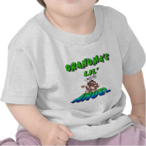 GRANDMAS LIL ANGEL GREEN w/monkey T Shirts