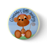 Grandma's Little Monkey Button