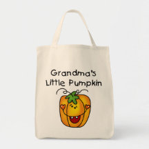 Grandma's Little Pumpkin T-shirts and gifts Tote Bags