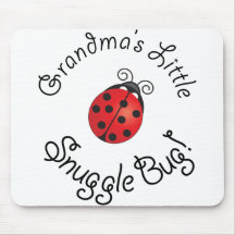 Grandma's Little Snuggle Bug! Mousepads