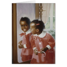 Grandma's Mirror Greeting Card