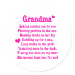 Grandma's Poem stickers