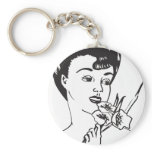 Grandma's Pretty Lady Keychain