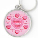 Grandma's Sweethearts Personalised Keychain