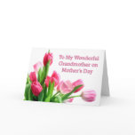Grandmother Mother's Day Tulips cards