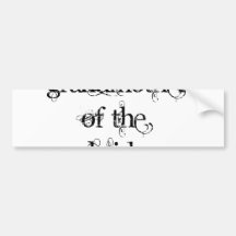 Grandmother of the Bride Bumper Sticker
