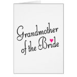 Grandmother Of The Bride Card