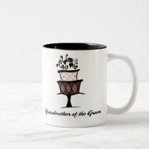 Grandmother of the Groom Cake Mugs