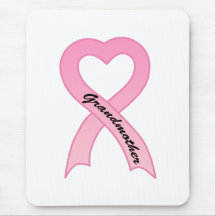 Grandmother Pink Ribbon Mousepad