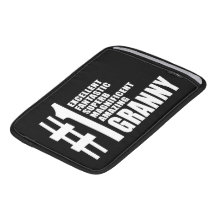 Grandmothers Birthdays : Number One Granny iPad Sleeve