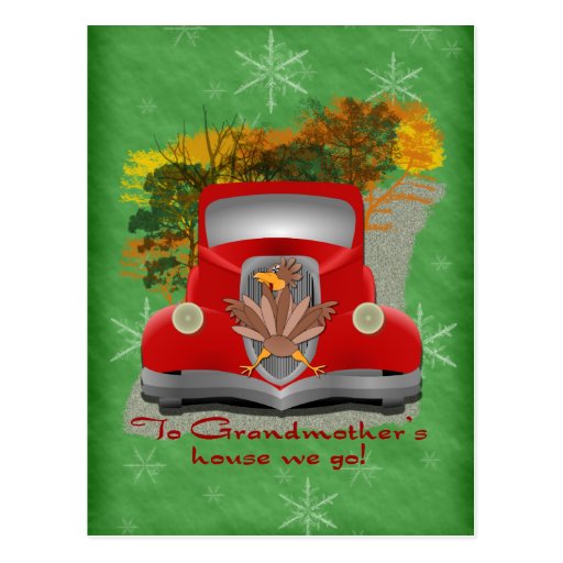 Grandmother's House Holiday Postcard