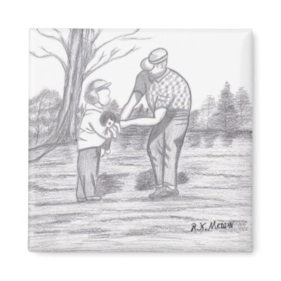 Grandpa And I Magnets by randymedlin