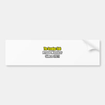 Grandpa Club .. Proud Member Since 2011 Bumper Stickers