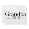 Grandpa Est 2010 invitations