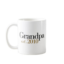 Grandpa Est 2010 Coffee Mugs