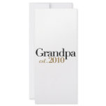 Grandpa Est 2010 rack cards