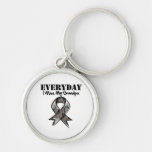 Grandpa - Everyday I Miss My Hero Military Key Chain