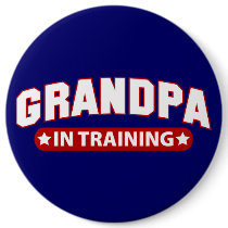Grandpa In Training Pinback Button